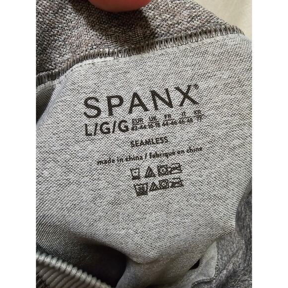 NWT Spanx spacedye cloudy grey seamless sculpt legging large - Picture 2 of 12